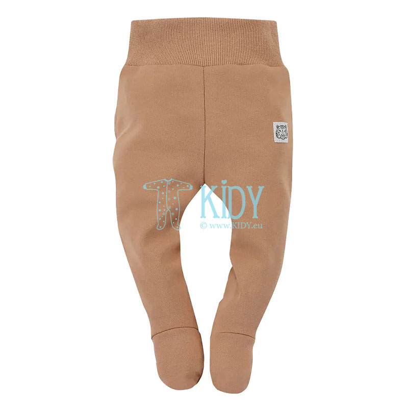 Beige LE TIGRE footed pants