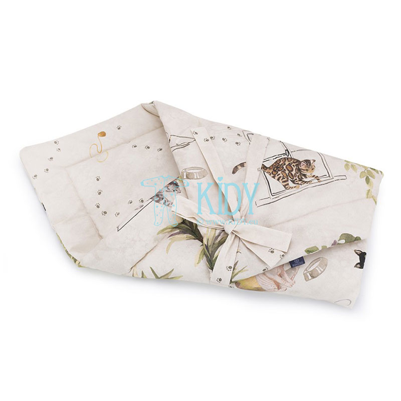 Double-sided Meow Stories envelope for newborns