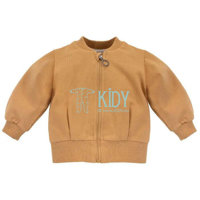 Zipped Gold color TRES BIEN sweatshirt (Pinokio)