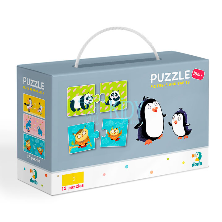 Puzzle Duo Mothers and Babies, 24pcs
