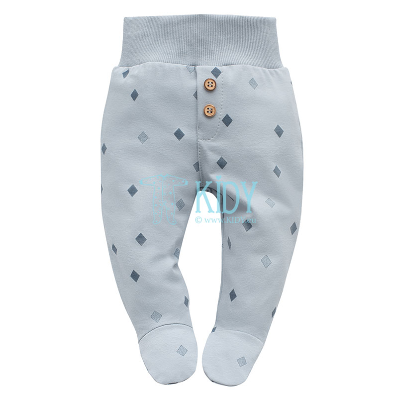 Blue CHARLIE footed pants