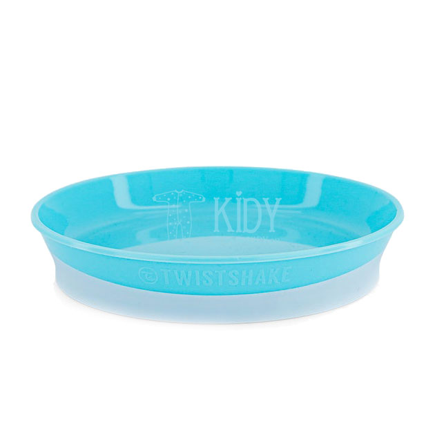 BABY BLUE plate with lid (Twistshake)