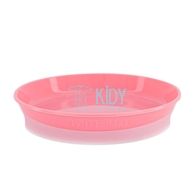 BABY PINK plate with lid (Twistshake)