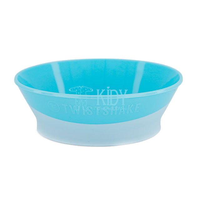 Blue bowl with lid (Twistshake)