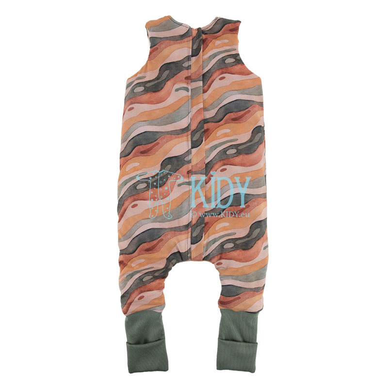 Warm Rainbow Mountain sleeping bag with legs (MAKASZKA)
