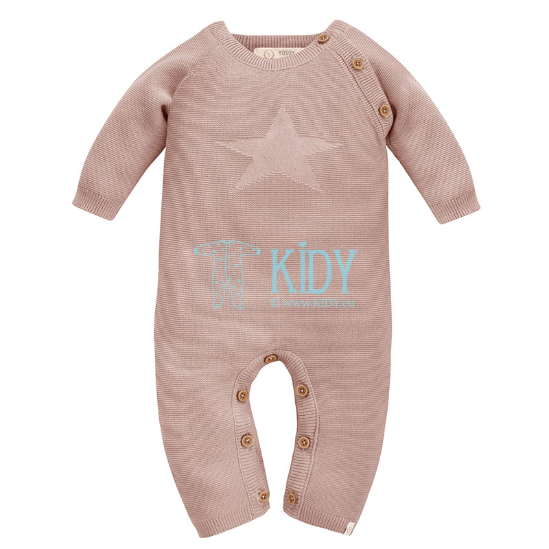 Knitted SUNRISE PINK overall