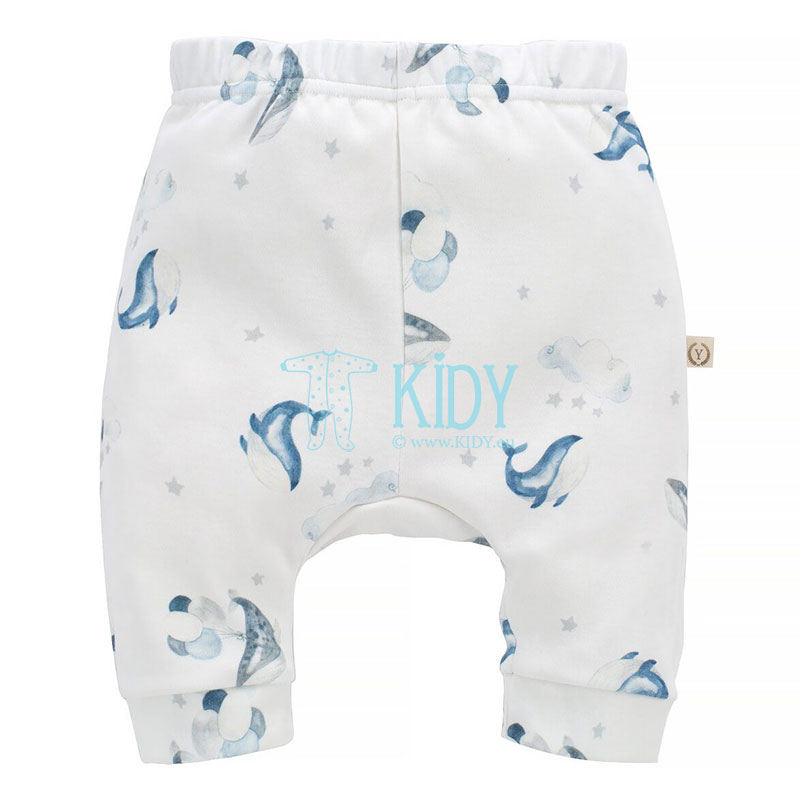 Organic cotton DREAMING WHALES pants