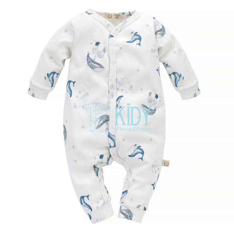 DREAMING WHALES sleepsuit
