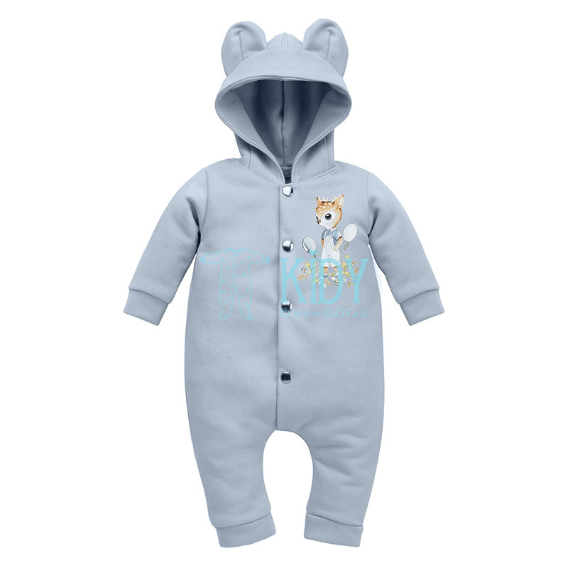 Spring BLUE WAVE overall with a hood (YOSOY)