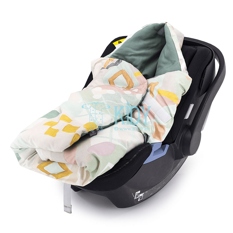 Pastel Gelato car seat blanket