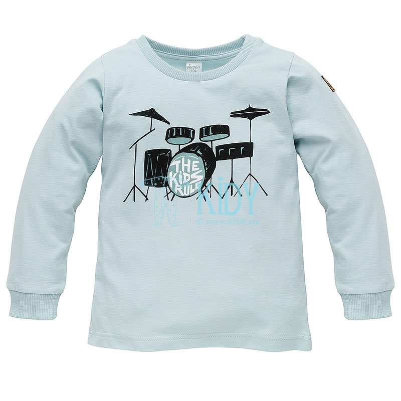 T-shirt manches longues LETS ROCK Sky Blue