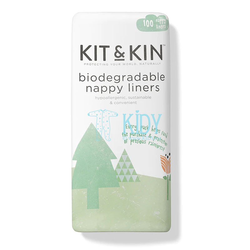 Biodegradable diaper liners