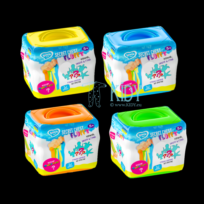 Creative set Modelling clay (Light jumping) - Secret Chest fluffy