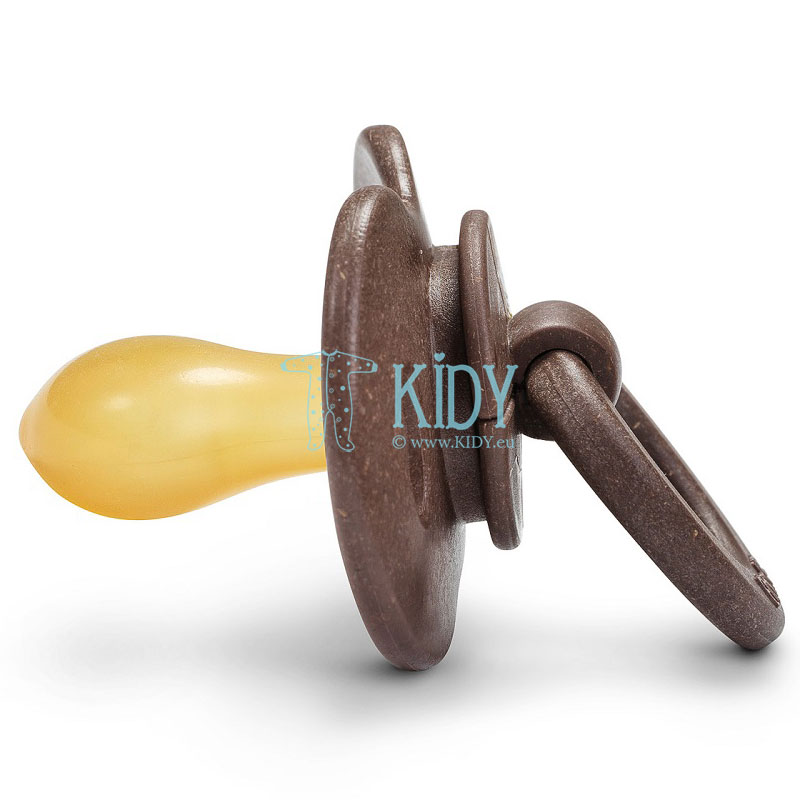 Бамбуковая пустышка Chocolate круглой формы (Elodie Details) 2