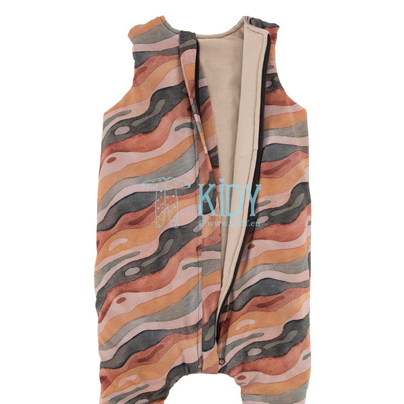 Warm Rainbow Mountain sleeping bag with legs (MAKASZKA) 2