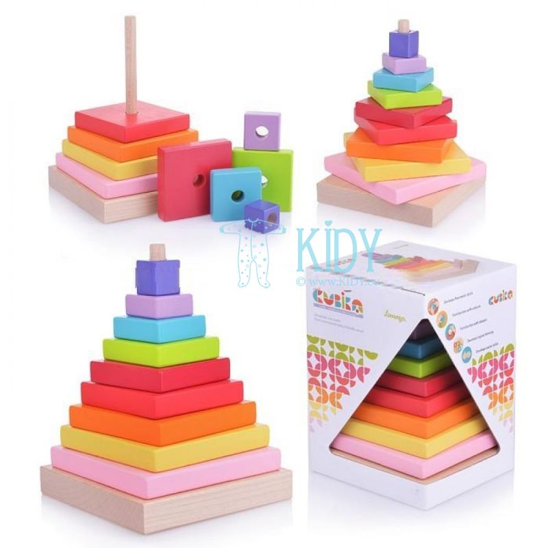 Wooden towers Classic ECO Pyramid (Cubika) 2