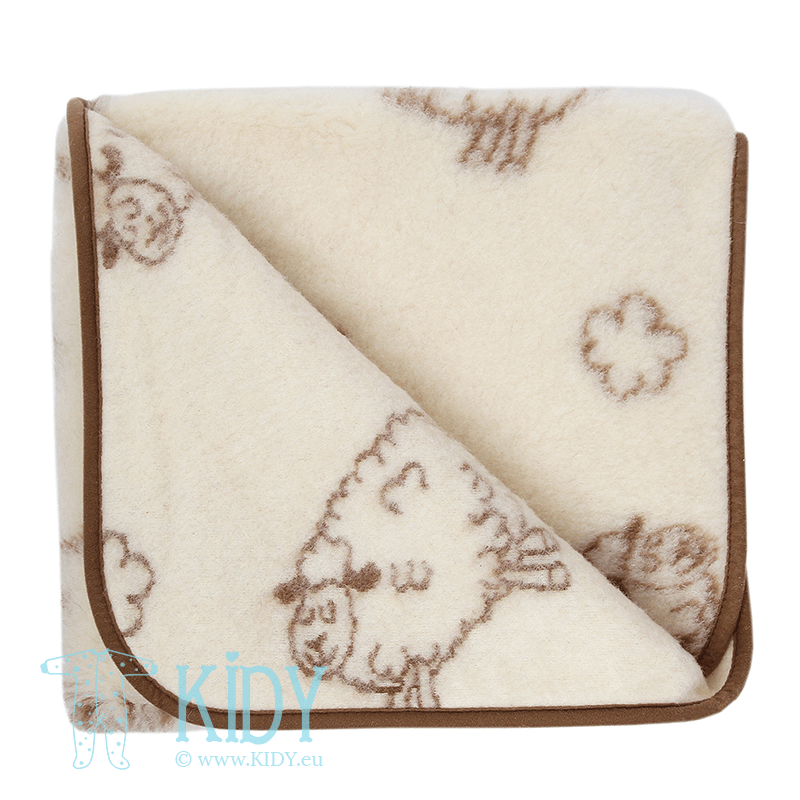 Creamy merino wool AVYTE blanket (Flokati) 2