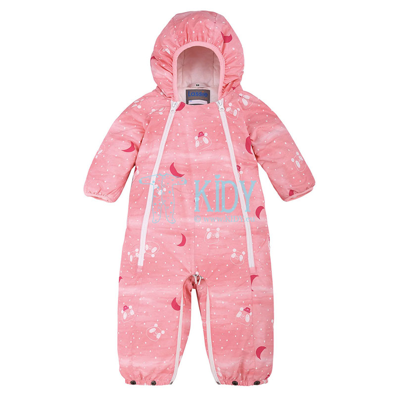 Pink STAAVA 2 in 1 snowsuit with mitts (Lassie by Reima) 2