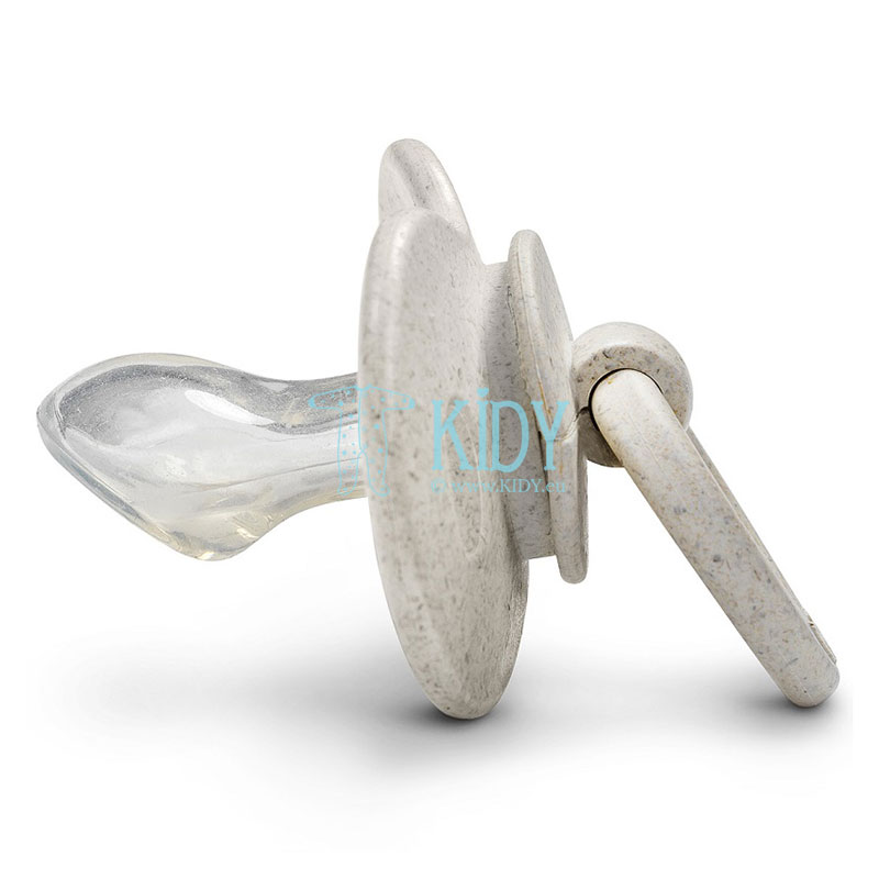 Bamboo orthodontic Lily White pacifier