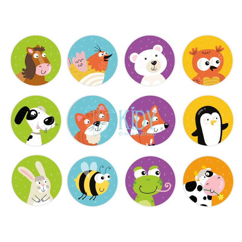 Chip cards - memory minigame Animals