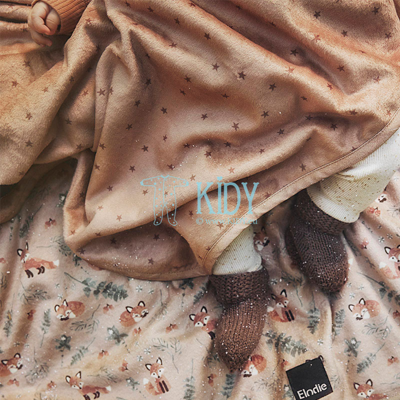 Northern Star Terracotta soft velvet blanket (Elodie Details) 3