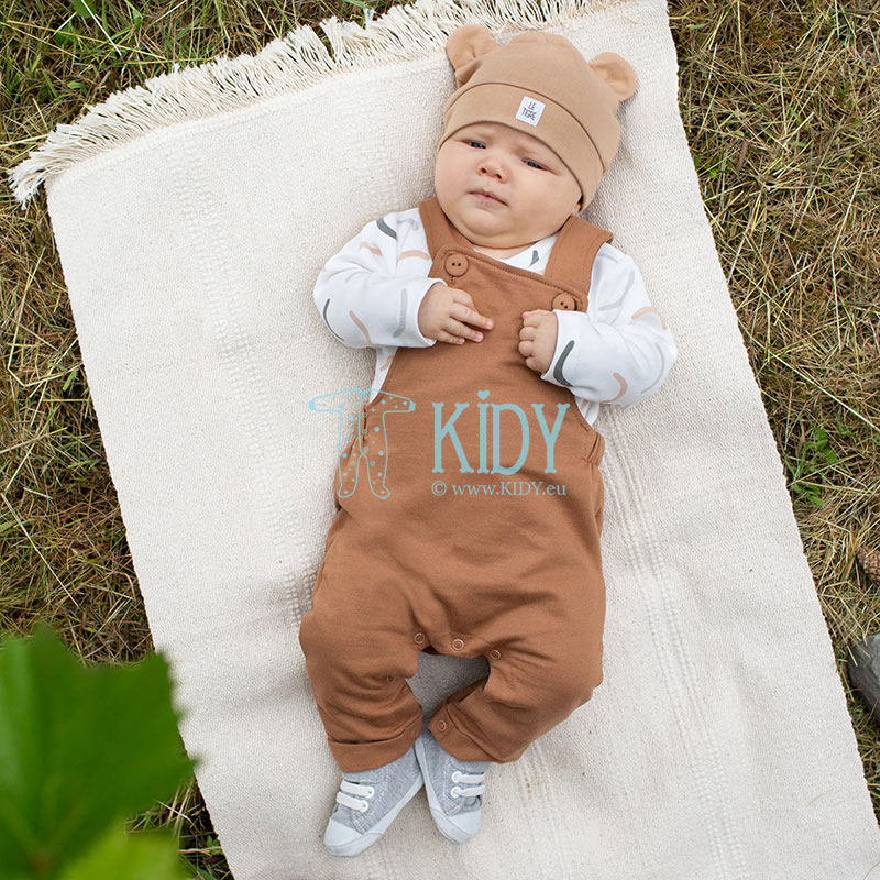 Brown LE TIGRE dungarees