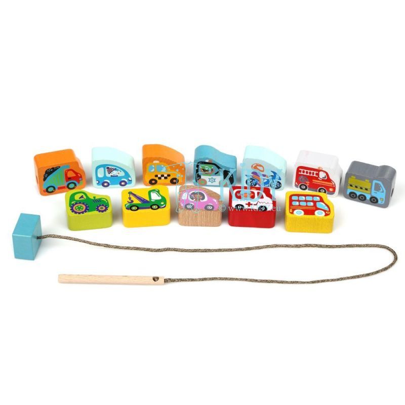 Educational wooden games 2-1 Cars