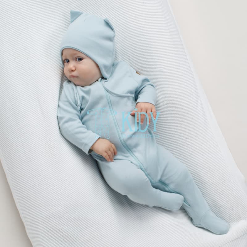 Zipped LETS ROCK Blue  sleepsuit