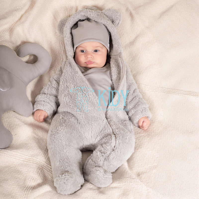 Fur TOYS Grey snowsuit