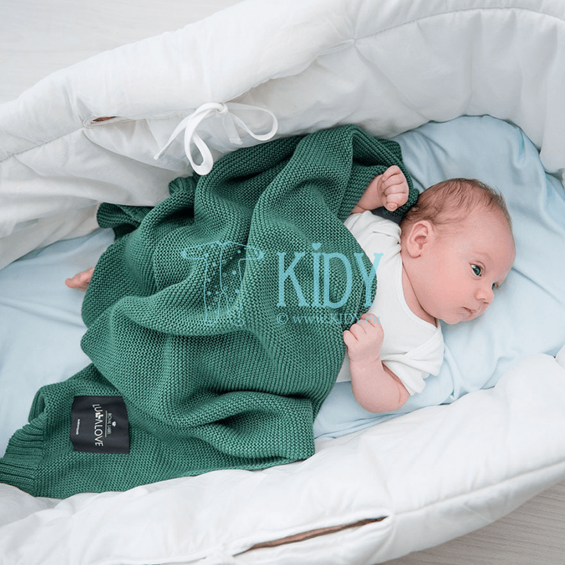 Green ROYAL LABEL knitted plaid