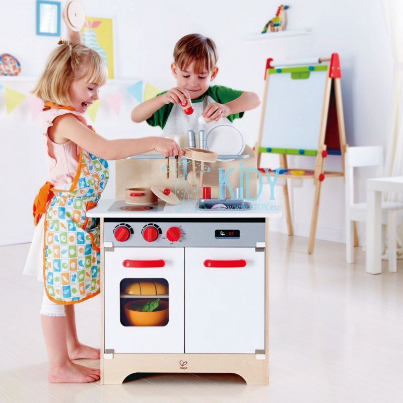 hape white gourmet kitchen