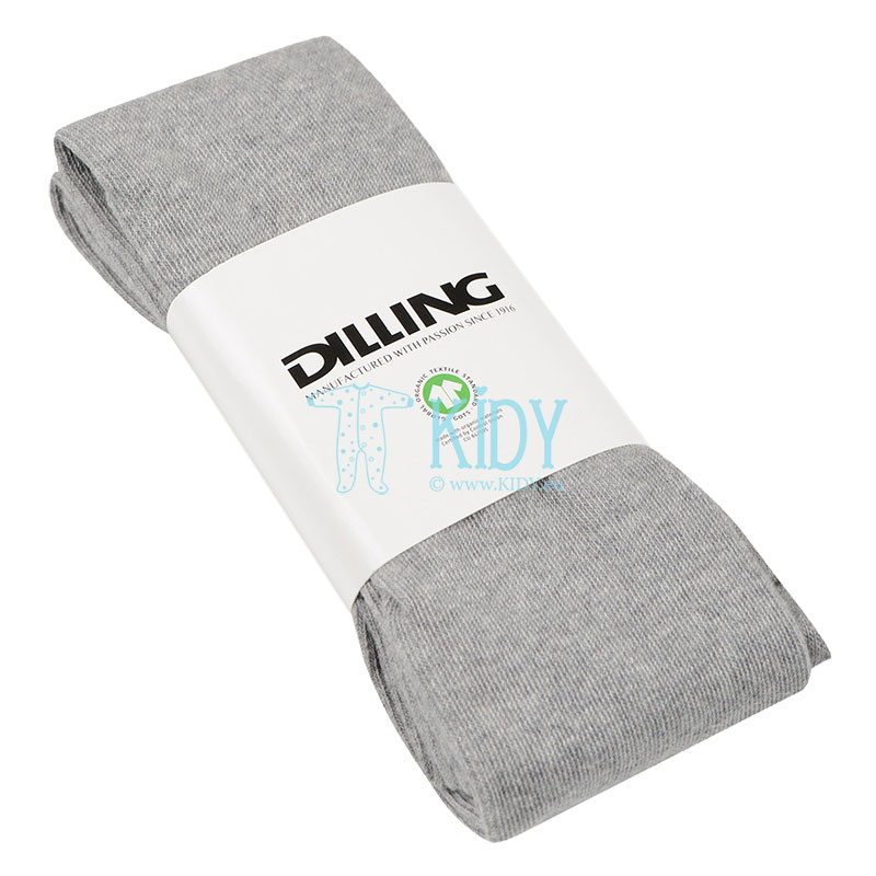 Organic cotton Grau melange tights (DILLING) 4
