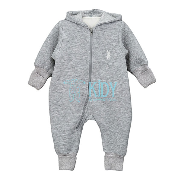 Grey MIMI overall with mitts for spring/autumn (Lorita)