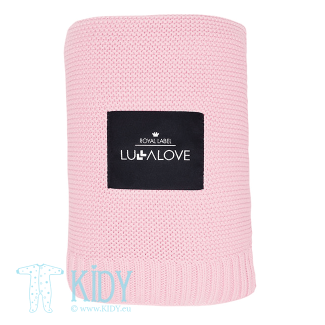 Pink knitted plaid ROYAL LABEL