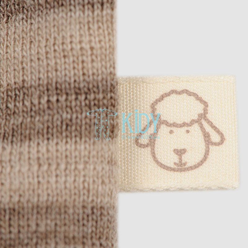 Brown merino wool bodysuit (DILLING) 5