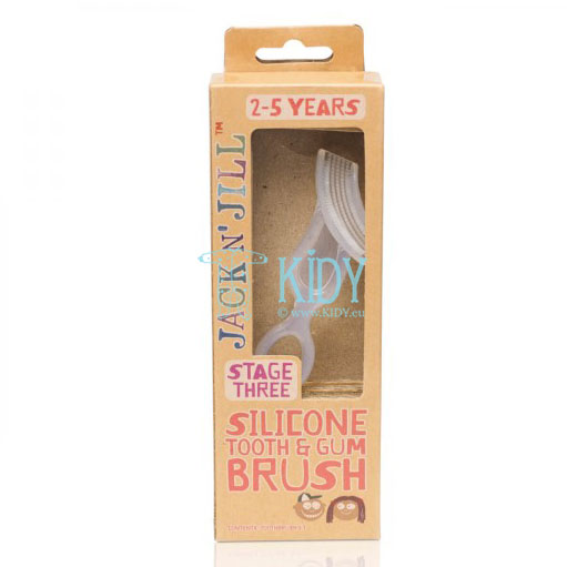 Stage 3: Silicone Baby Toothbrush from 2 years (Jack'n'Jill)