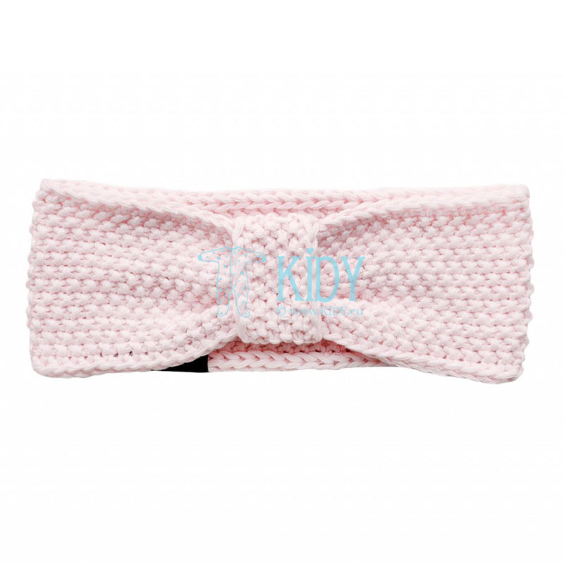 Knitted pink ROYAL LABEL headband
