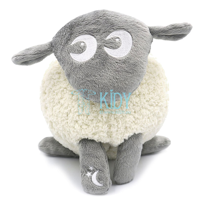 Ewan the Sheep with sound sensor Deluxe Grey