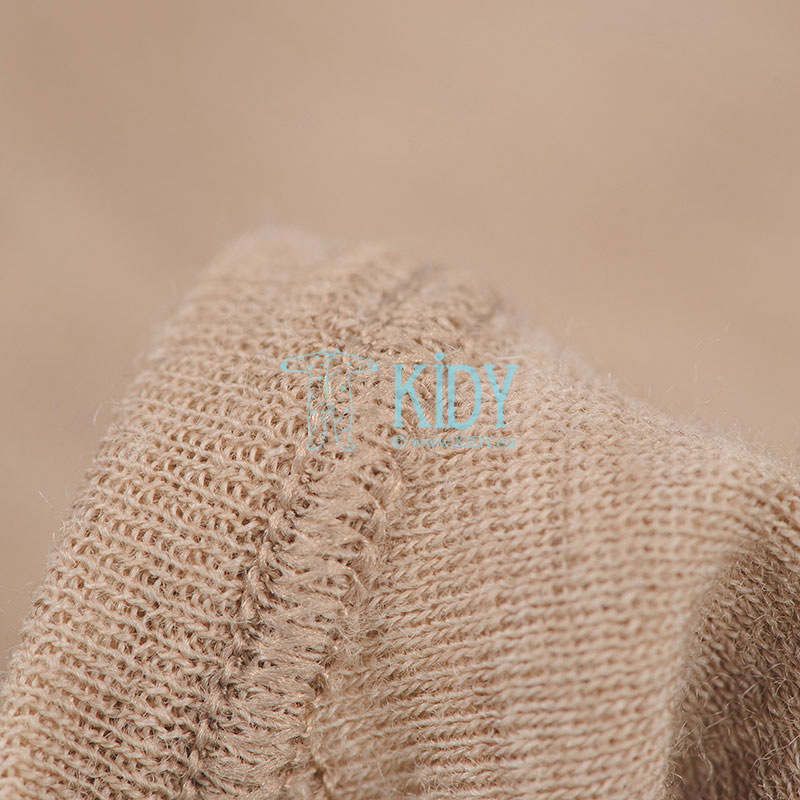 Beige merino wool bodysuit (DILLING) 6
