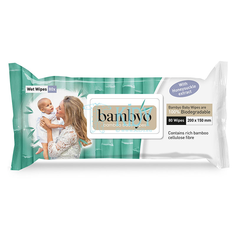 Drėgnos servetėlės BAMBYO (Baby Organic Star)