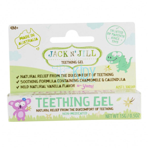Natural baby teething gel (Jack'n'Jill)