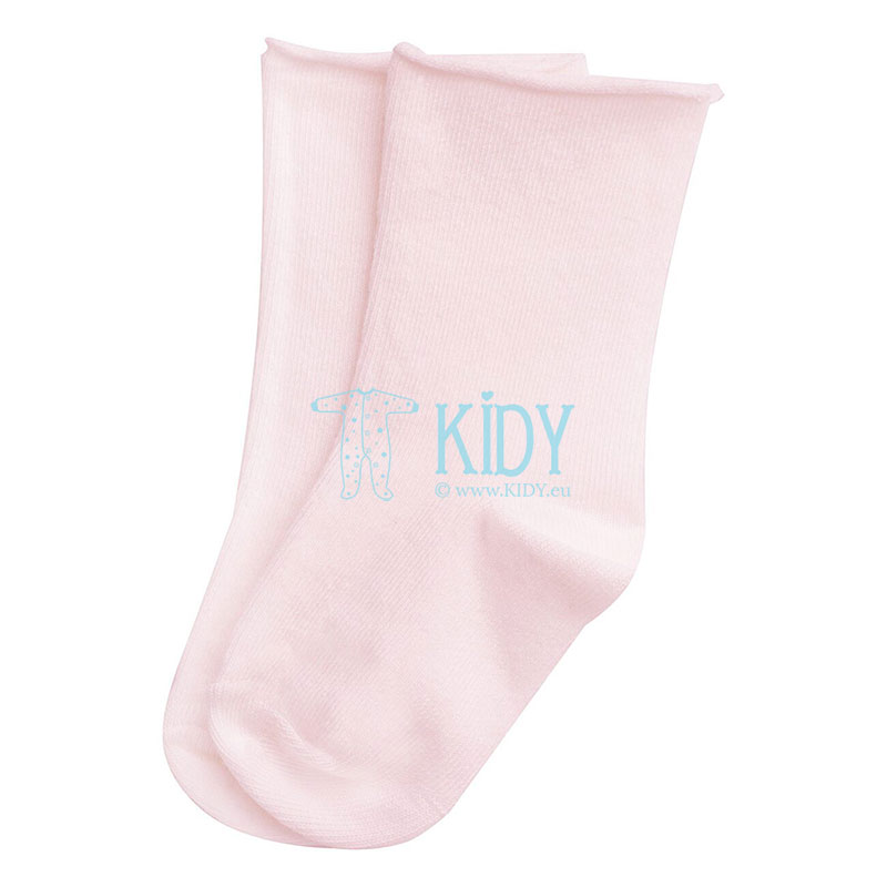 Pink organic cotton socks