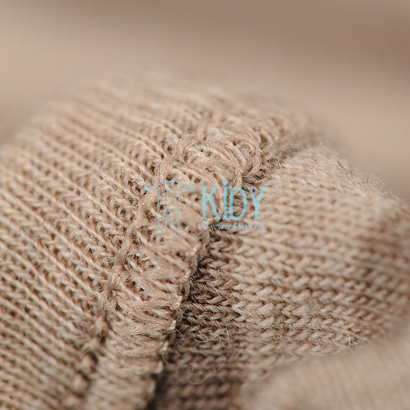 Brown merino wool bodysuit (DILLING) 7